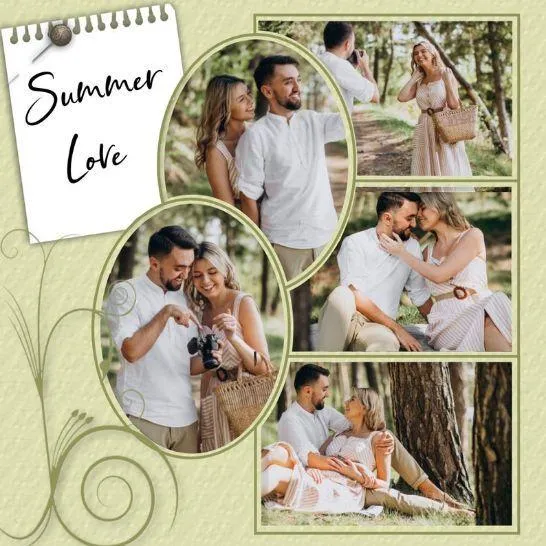 Digital scrapbooking page