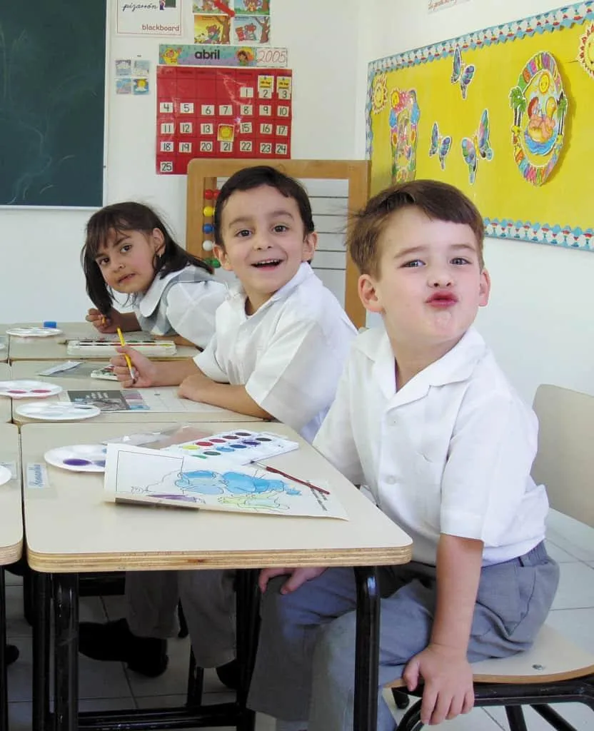 preschool on first day of school