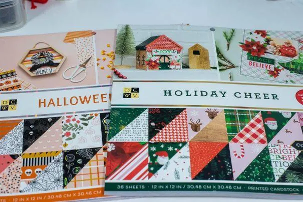 Themed scrapbook cardstocks
