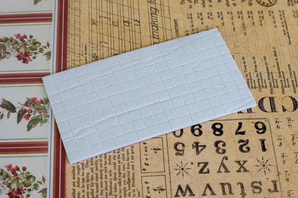 Use glue dots