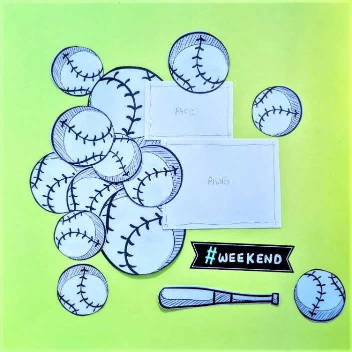 baseball scrapbooking ideas