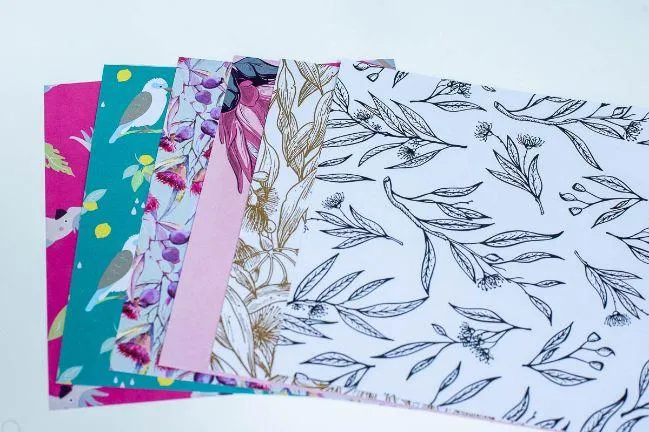 patterned scrapbook paper