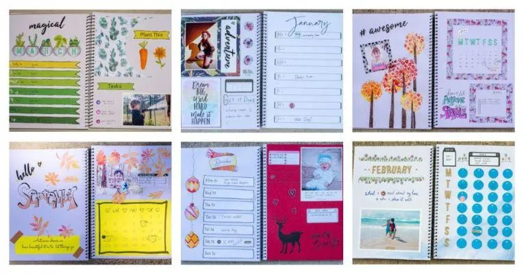 bujo pages designs