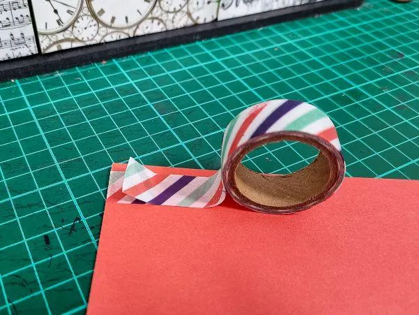 washi tape ruffles