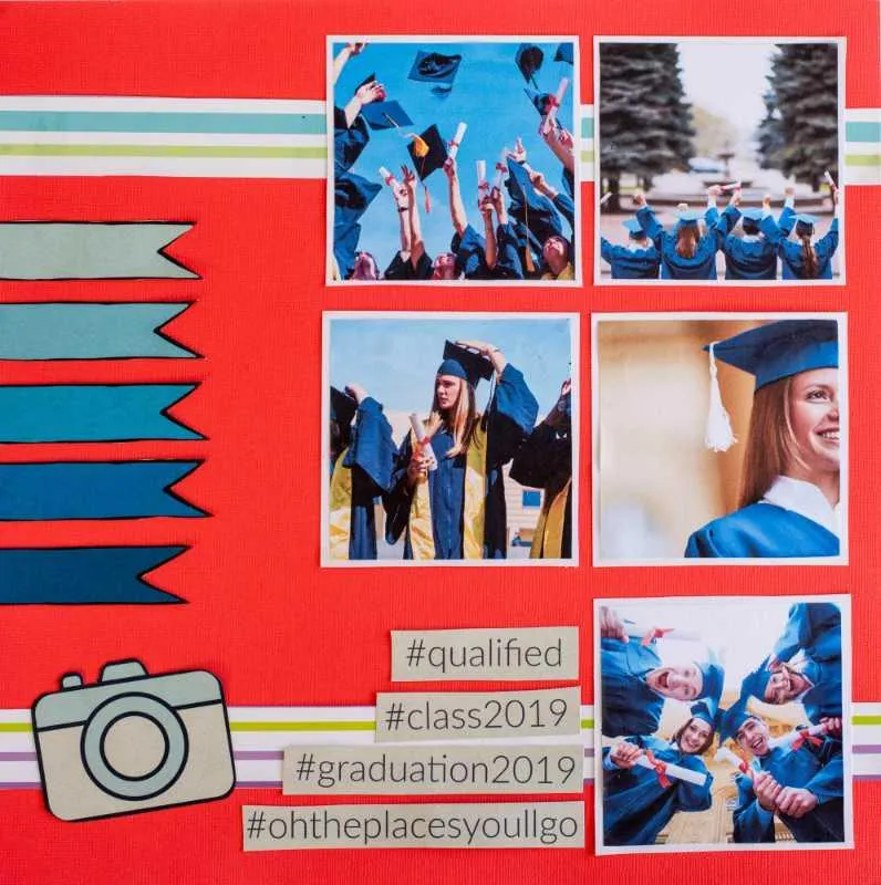 scrapbook idea for graduation